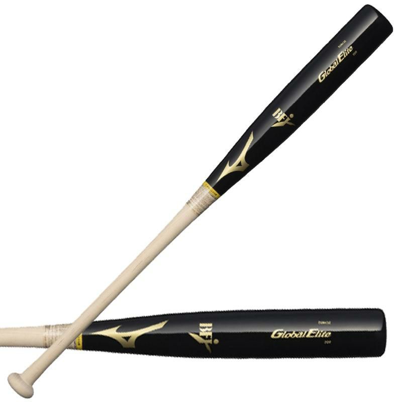 MIZUNO（ミズノ）限定 硬式用木製バット グローバルエリート メイプル 平均900g（1CJWH04484）Global Elite 野球 ヘッドくり抜きなし BFJマーク 一般用 MIZUNO（ミズノ） 限定 硬式用木製バット グローバルエリート メイプル